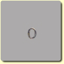 Wachszahl - 0 - Silber 8 mm 1 Stck