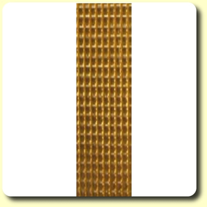 Wachs-Perlstreifen gold 3 mm 14 Stck