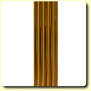 Wachs-Rundstreifen gold 7 mm 5 Stck