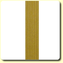 Wachs-Verzierstreifen mattgold 2 mm 15 Stck