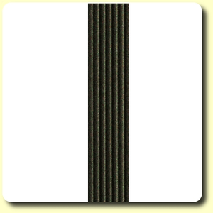 Wachs-Verzierstreifen schwarz 2 mm 15 Stück