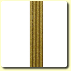 Wachs-Verzierstreifen mattgold 3 mm 13 Stück
