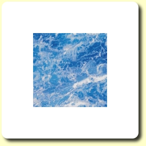 Struktur Wachsplatte blau marmoriert 185 x 135 mm 5 Stück