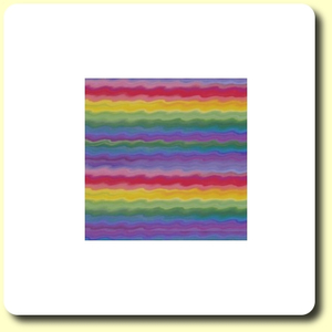 Struktur Wachsplatte Regenbogen-Wellen 185 x 135 mm 5 Stück